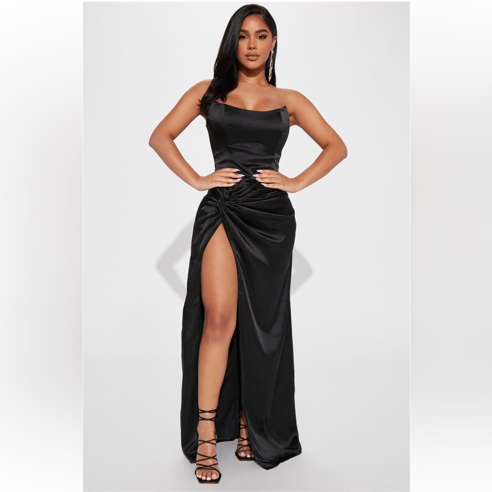 Satin Maxi Dress